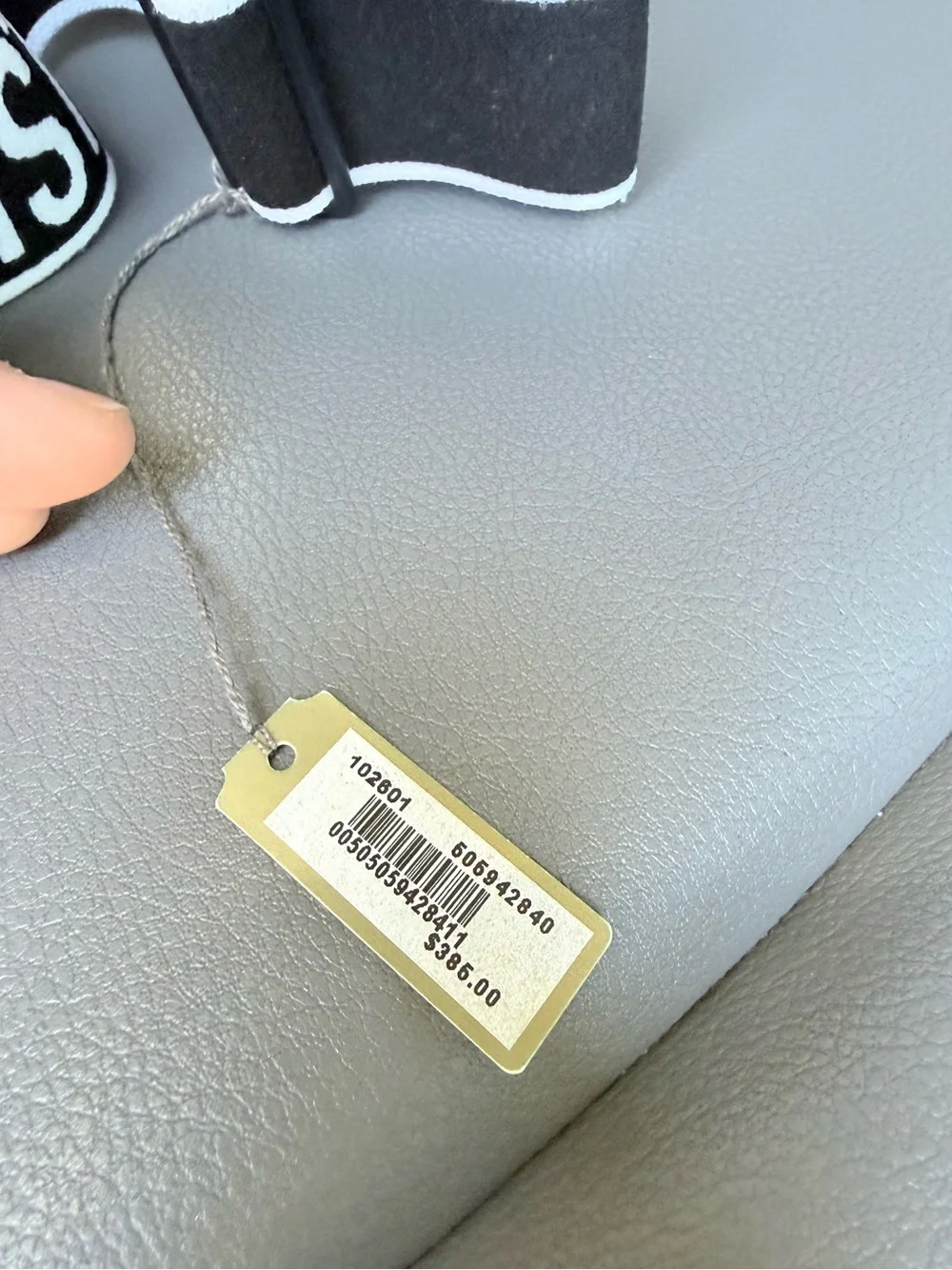 Christian Dior Transparent DiorClub1 Sun Visor